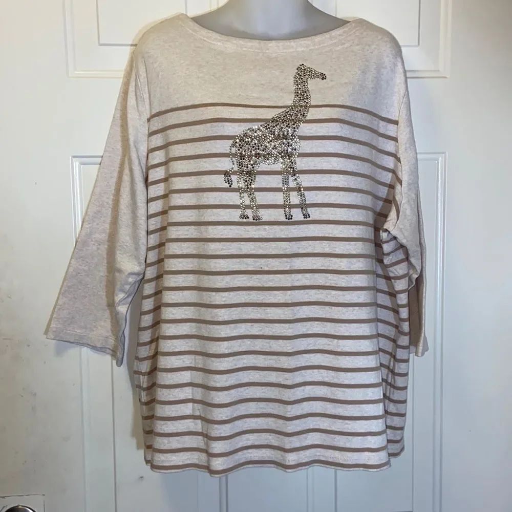 KAREN SCOTT WOMAN 💯 COTTON BLOUSE PLUS SIZE  3X
